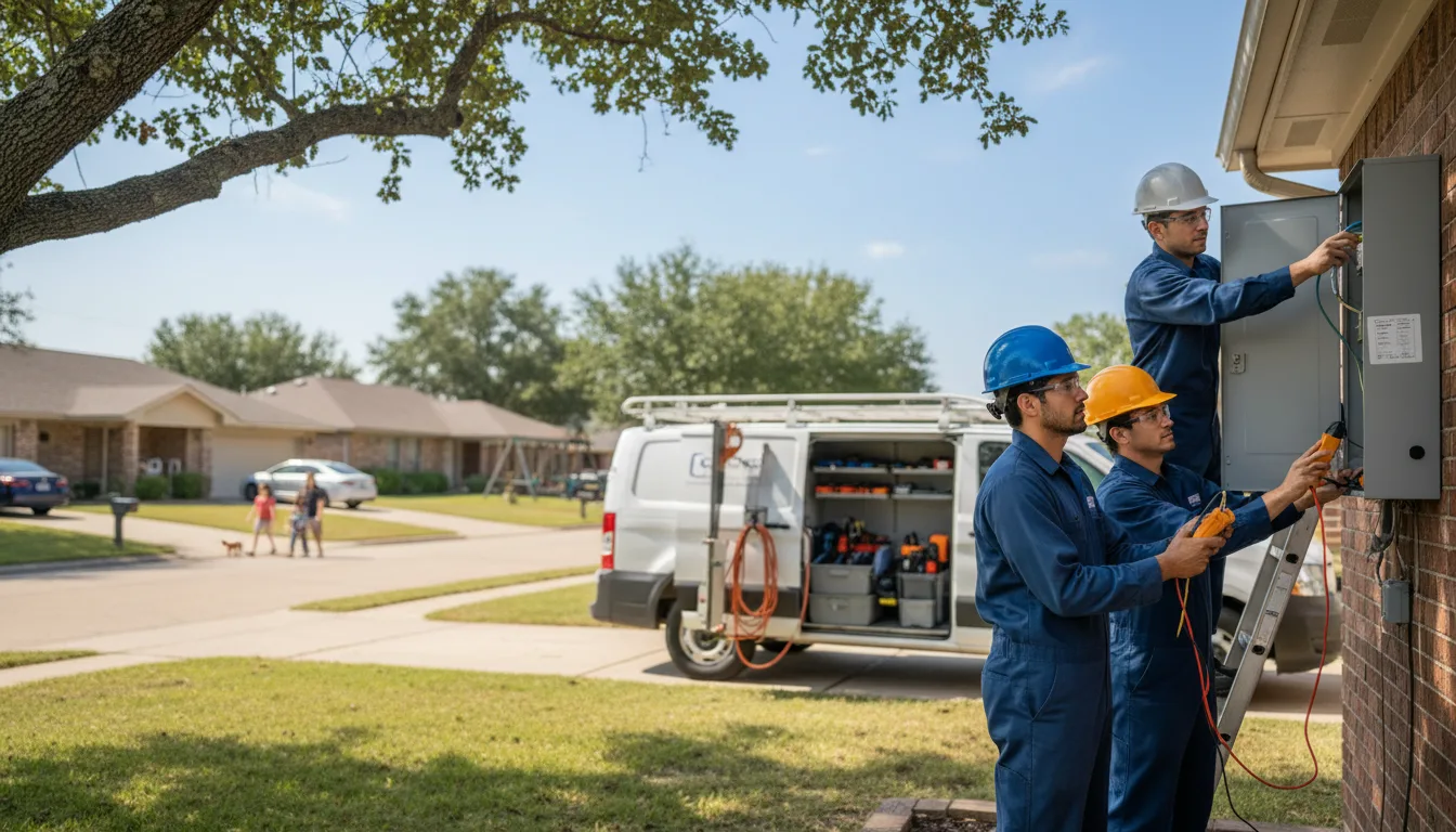 Certified electrician providing emergency electrical services in Rosine, KY